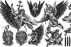 Archangel Michael tattoo idea
