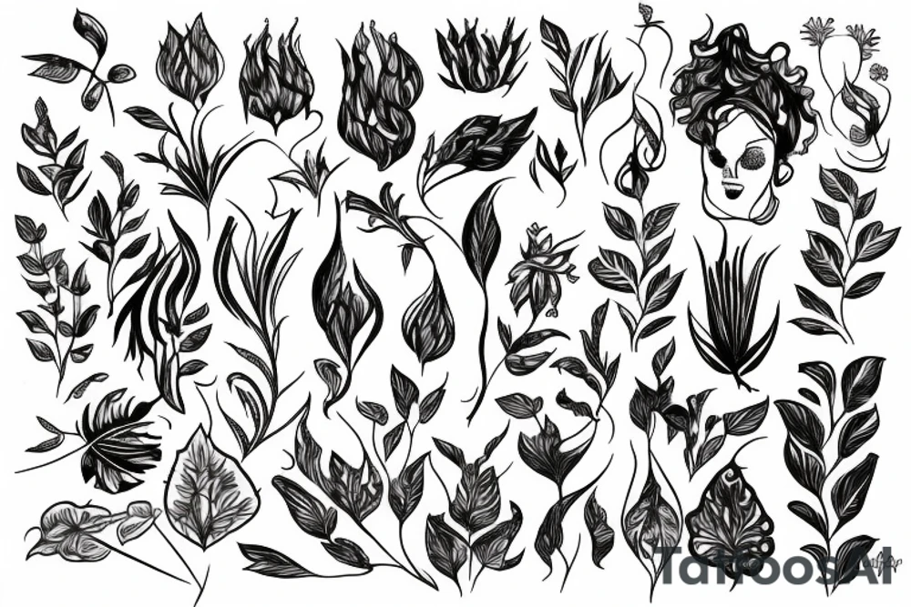 Plant tattoo idea