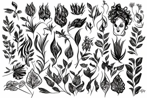 Plant tattoo idea