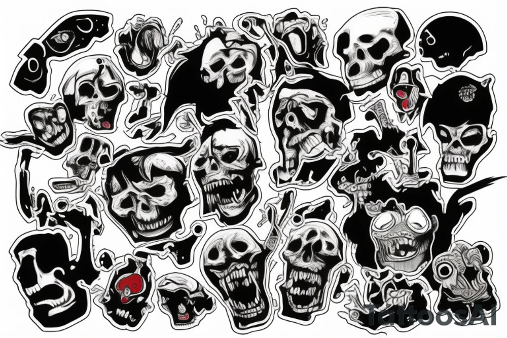 Horror tattoo idea
