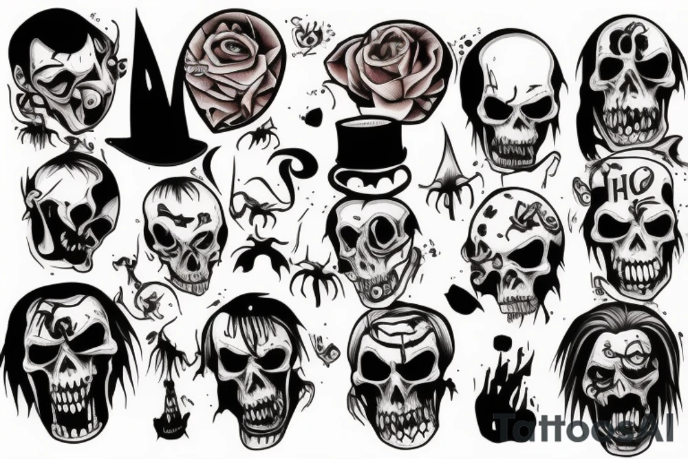 Horror tattoo idea
