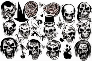Horror tattoo idea