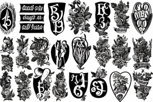 Galations 5:16 Bible verse tattoo idea