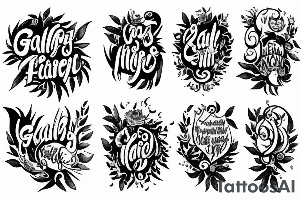 Galations 5:16 Bible verse tattoo idea