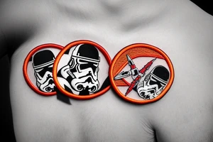 Star Wars embroidery patch tattoo idea