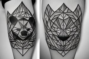 Bear and a tree tattoo idea