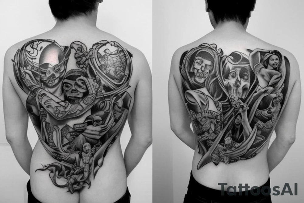 Familiy bondage tattoo idea