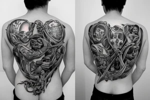 Familiy bondage tattoo idea