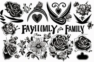 Family concection tattoo idea