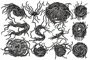 flying spaghetti monster church tattoo idea