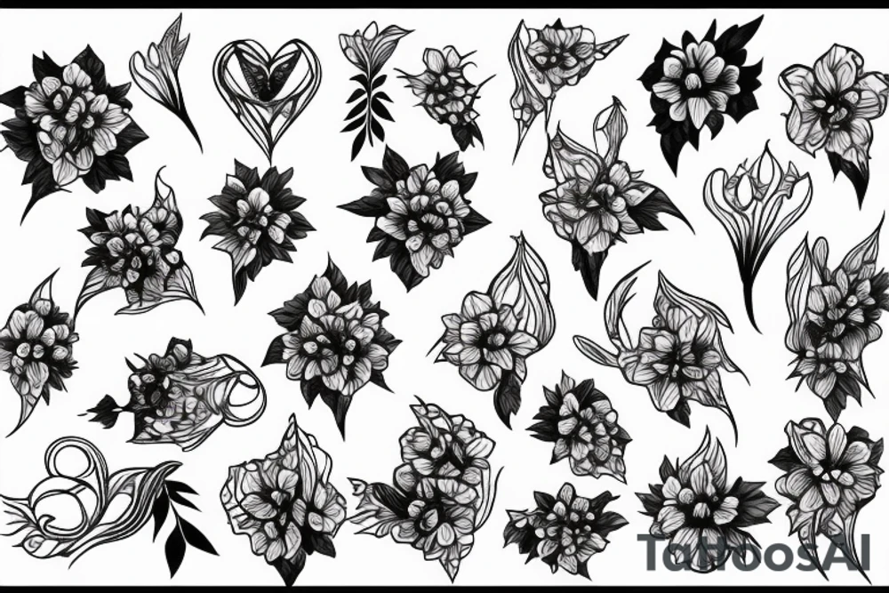 Bleeding hearts flower 12/12/2013 tattoo idea