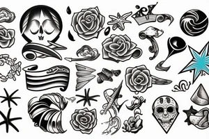 beach tattoo idea