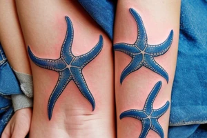 Sea Themed starfish tattoos Starfish tattoo for my sister starfish tattoos Calypso starfish tattoos Star tattoo idea