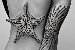 Sea Themed starfish tattoos Starfish tattoo for my sister starfish tattoos Calypso starfish tattoos Star tattoo idea