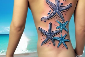 Sea Themed starfish tattoos Starfish tattoo for my sister starfish tattoos Calypso starfish tattoos Star tattoo idea
