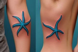 Sea Themed starfish tattoos Starfish tattoo for my sister starfish tattoos Calypso starfish tattoos Star tattoo idea