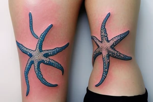 Sea Themed starfish tattoos Starfish tattoo for my sister starfish tattoos Calypso starfish tattoos Star tattoo idea