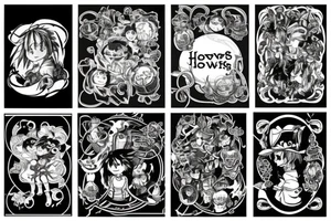 Howls moving castle tattoo idea