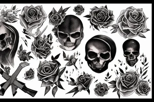 dark climates, death, pain, sadness, despair, loneliness, love, feeling tattoo idea