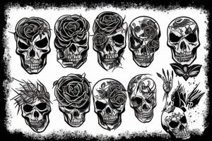 dark climates, death, pain, sadness, despair, loneliness tattoo idea