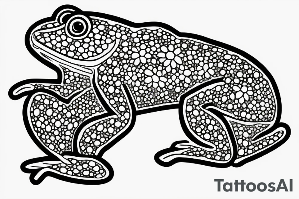 Puerto Rico frog with flowers and an old sun for the lower part of my back tattoo idea