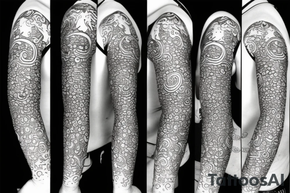 Cosmic cuttlefish tattoo idea