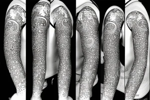 Cosmic cuttlefish tattoo idea