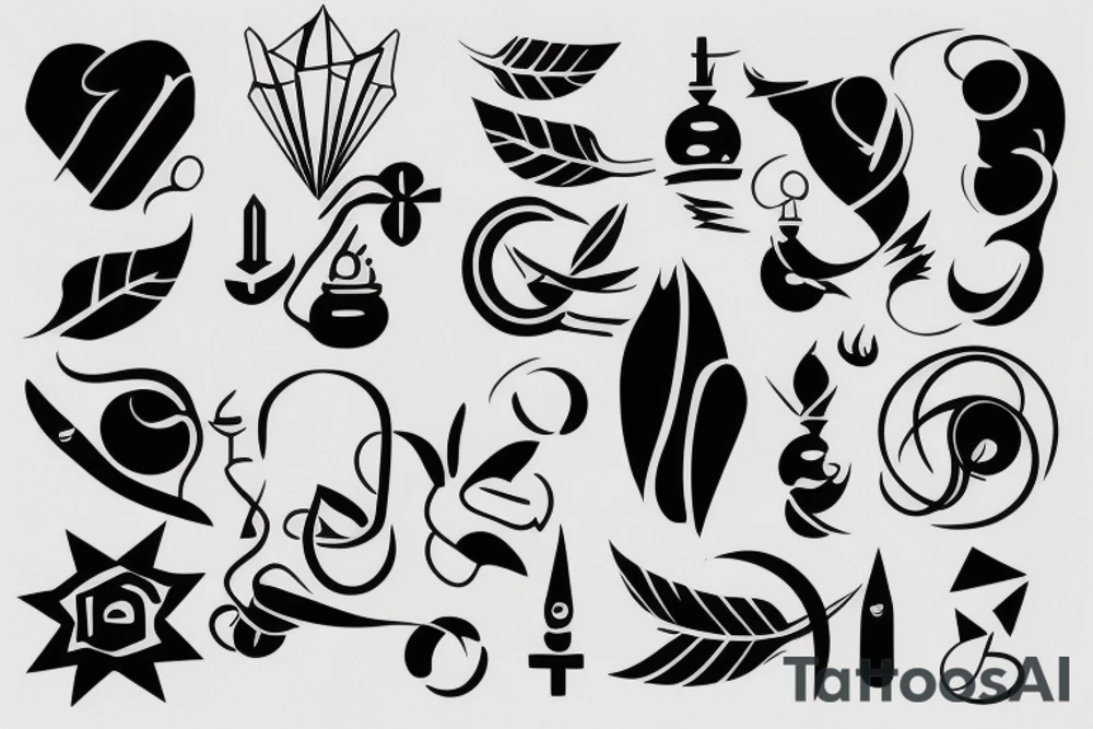 minimalistyczny tatuaż dla dziewczyny, motywujący tattoo idea