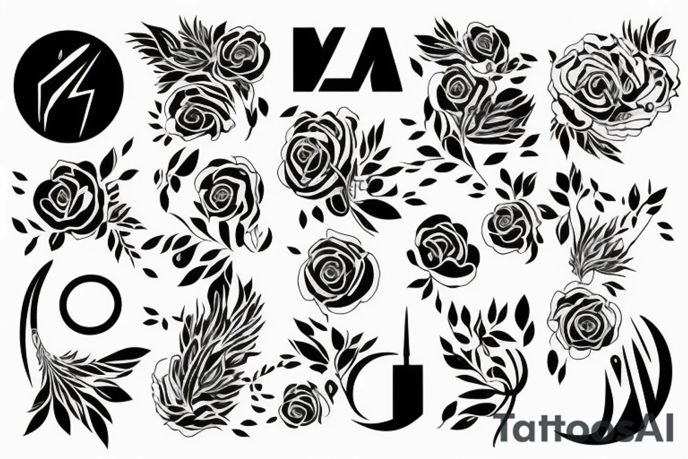 minimalistyczny tatuaż dla dziewczyny, motywujący tattoo idea
