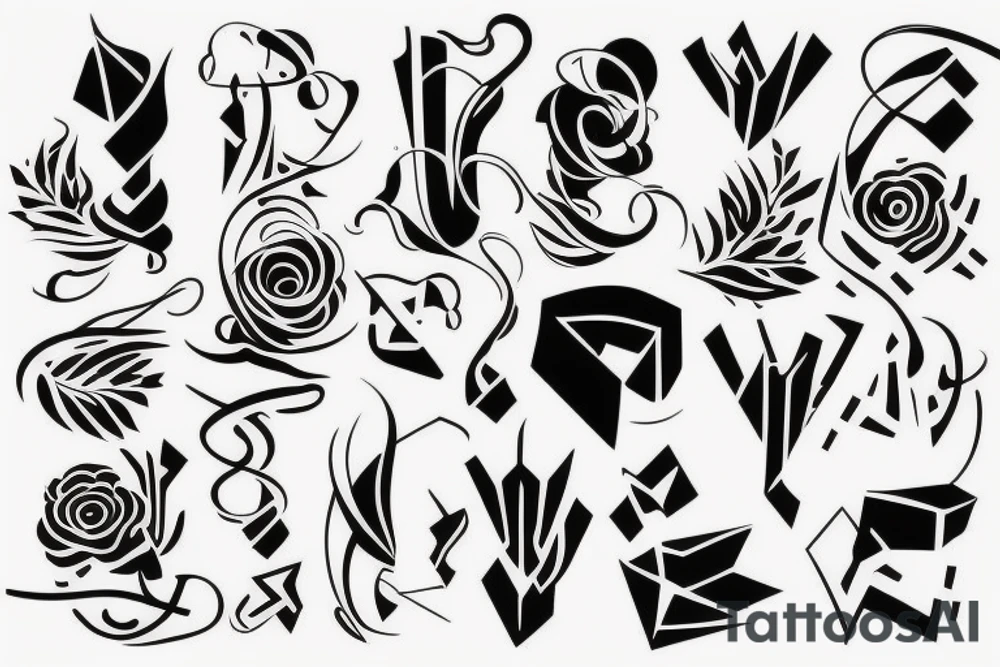 minimalistyczny tatuaż dla dziewczyny, motywujący tattoo idea