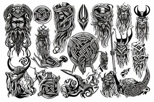 Norse pagan viking tattoo idea