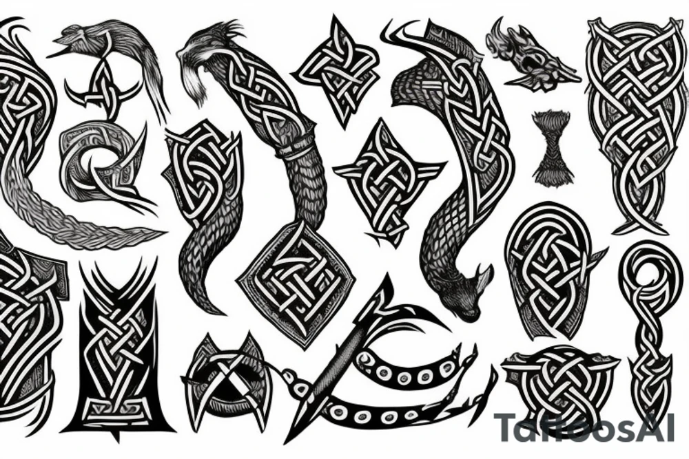 Norse pagan viking tattoo idea