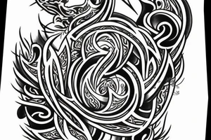 Mixed martial arts and wealth tattoo sleeve tattoo idea