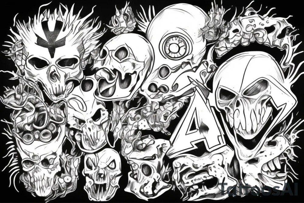 Metal mutant game DOS tattoo idea