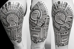 Simple, Architecture, Minimalistic, Cube tattoo idea