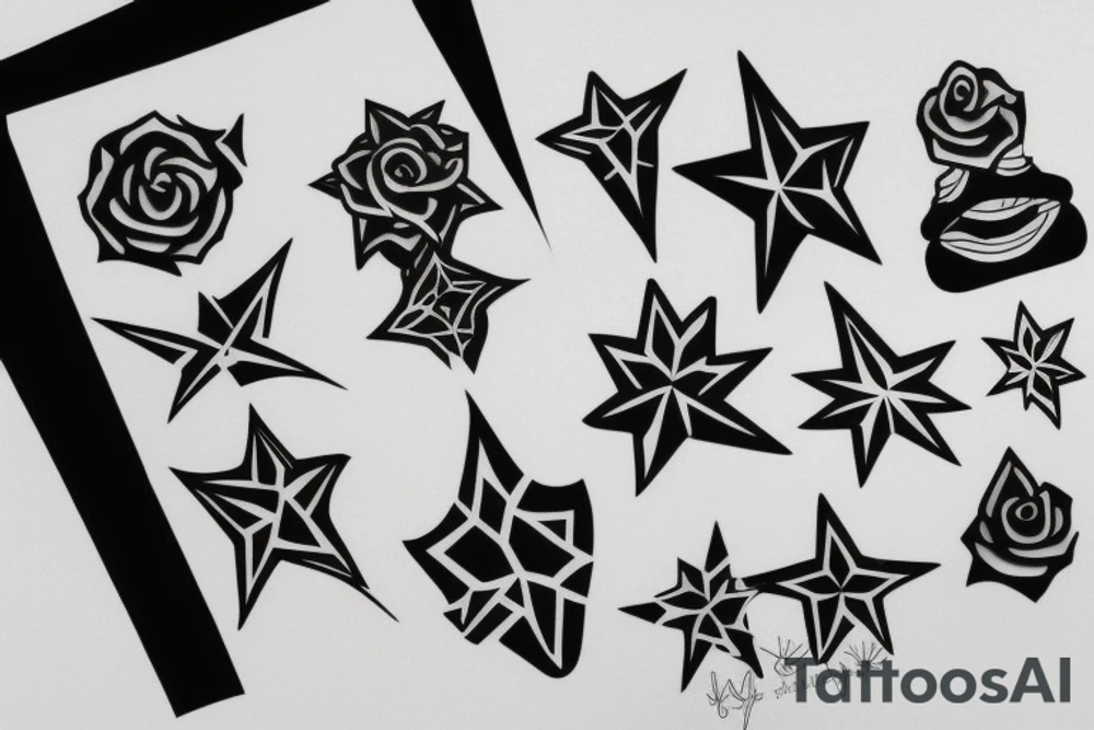 blackstar tattoo idea