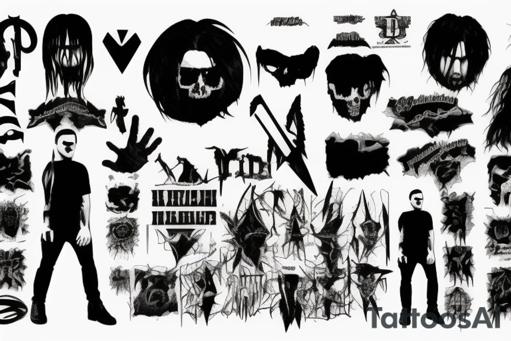 nine inch nails tattoo idea