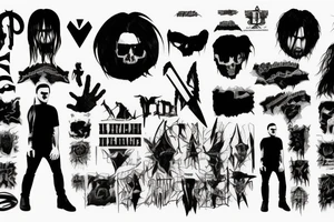 nine inch nails tattoo idea