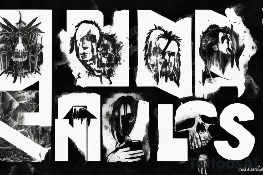 nine inch nails tattoo idea