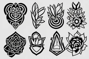 Simple, Architecture, Minimalistic, Square tattoo idea