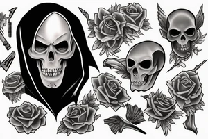 Grim reaper tattoo idea