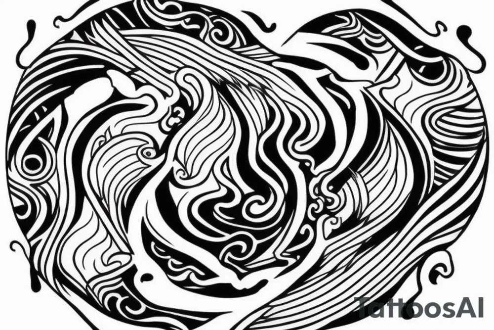i want to get a tottoo on my back. ying and yang in the middle with signs of water, fire, warth and air tattoo idea