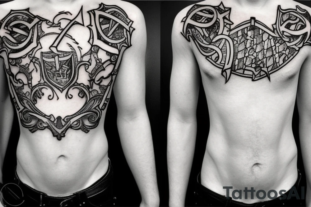 Sword in stone tattoo idea