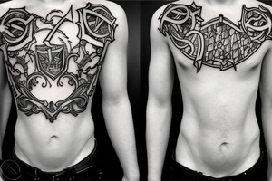 Sword in stone tattoo idea