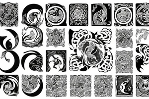 Yin and Yang 
Stoic tattoo idea