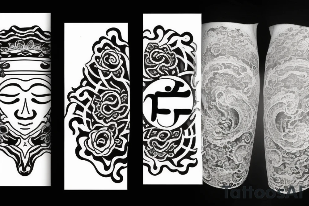 Yin and Yang 
Stoic tattoo idea