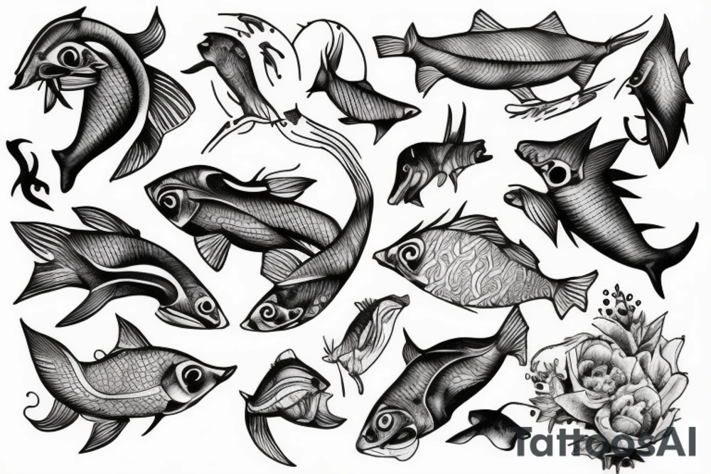 Pisces tattoo idea
