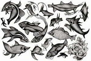 Pisces tattoo idea