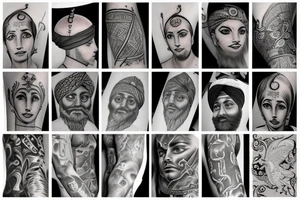 sikh tattoo tattoo idea