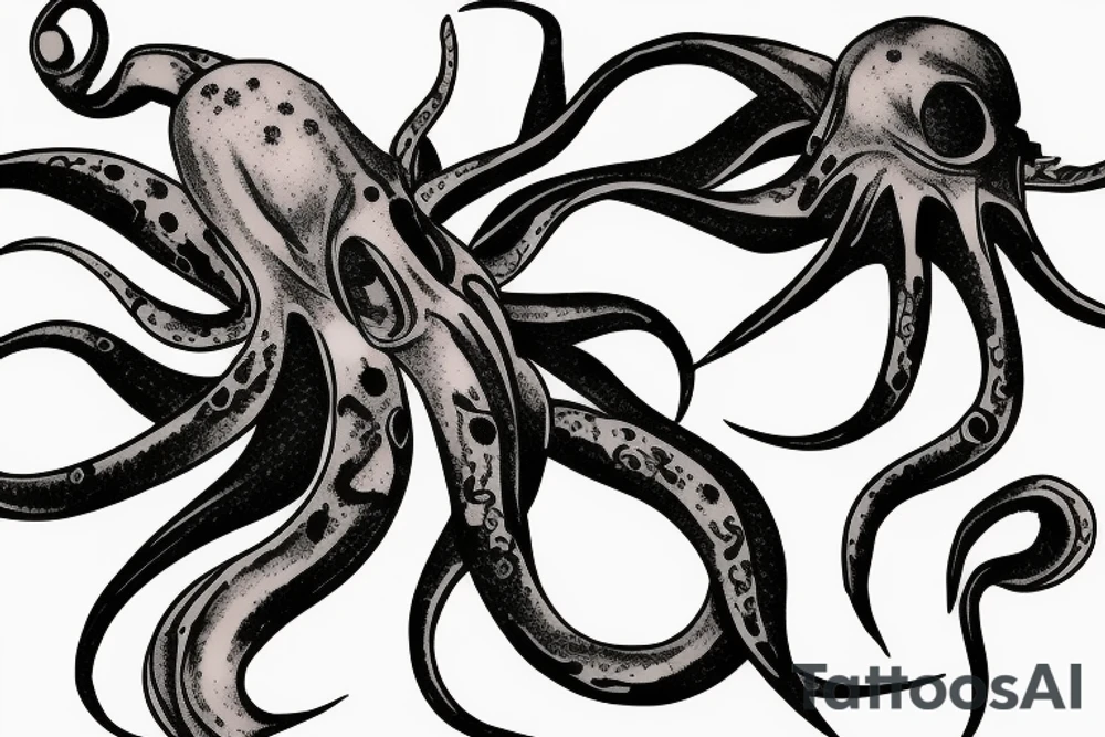 Spawn killer squid tattoo idea